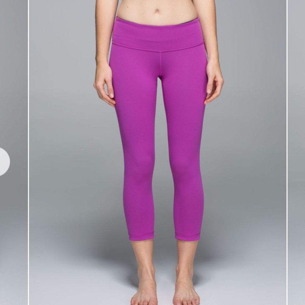 Lululemon wunder under crop II reversible